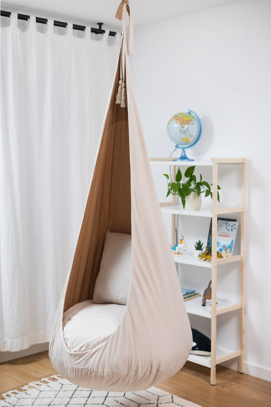 Huśtawka kokon Karmelowa Pianka | Wolny duch