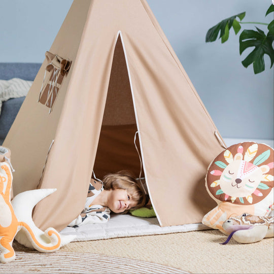 Coussin Lion Chaman | Collection Esprits Libres