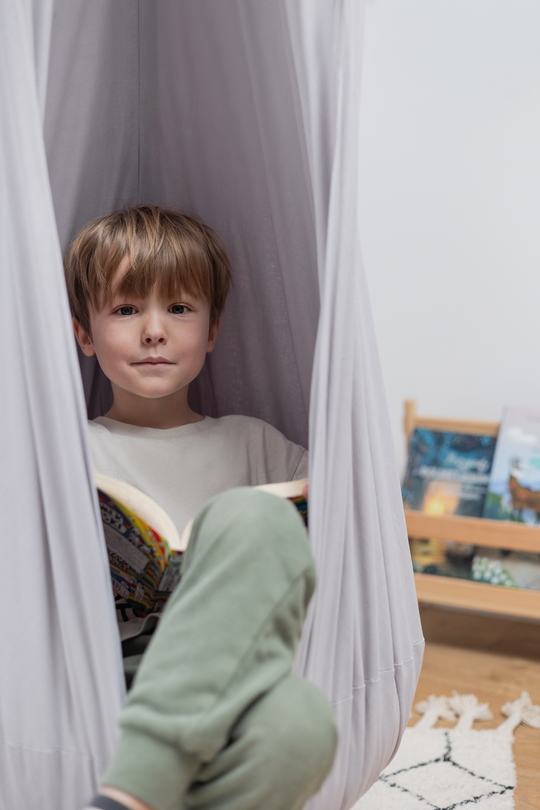 Huśtawka Kokon Szara Myszka | Chmurowy Zamek